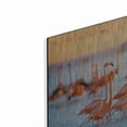thumbnail image 2 of Luxe Metal Art 'Wading Flamingos' by Jonathan Ross, Metal Wall Art, 16"x12", 2 of 9