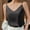 Black, variant on Rvkxad Tank Tops for Women 2025 Sleeveless Silk Satin Basic T Shirts Spaghetti Strap Solid V Neck Cami Blouses Summer Casual Tops Tank Shirt Birthday Gifts for Her Black 3XL