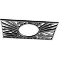 thumbnail image 2 of 34"W x 17"H x 12 5/8"ID x 1"P Hoover Architectural Grade PVC Pierced Ceiling Medallion, Antiqued Silver, 2 of 10