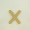 thumbnail image 3 of Package of 1, 16 Inch X 1/2" Thickness MDF Letter x in The Gotham Rounded Font, Thick, Lower Case for Art & Craft Project, Made in USA, 3 of 4