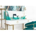 thumbnail image 6 of Blu Monaco Riviera 6 Piece Dark Teal Desk Organizer Set, 6 of 6