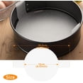 thumbnail image 3 of Qucyy 100 Pcs Baking Parchment Paper, 6 inch Round Cake Pan Liner with Lift Tab, N, 3 of 5