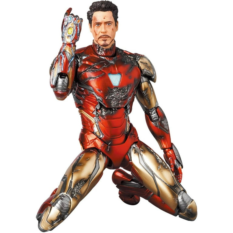 Marvel MAFEX Iron Man Mark 85 Action Figure, Battle Damage
