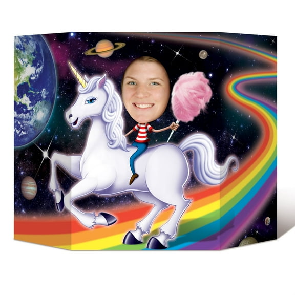 Beistle Unicorn Photo Prop - Pack of 6