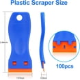 thumbnail image 3 of 4 count  Razor  Scraper and 100 count , Remove Label Decal Tool, Forwithout   Razor  Scraper,  Remover for Stickers, Gaskets and Paints  Window  Glass, 3 of 7