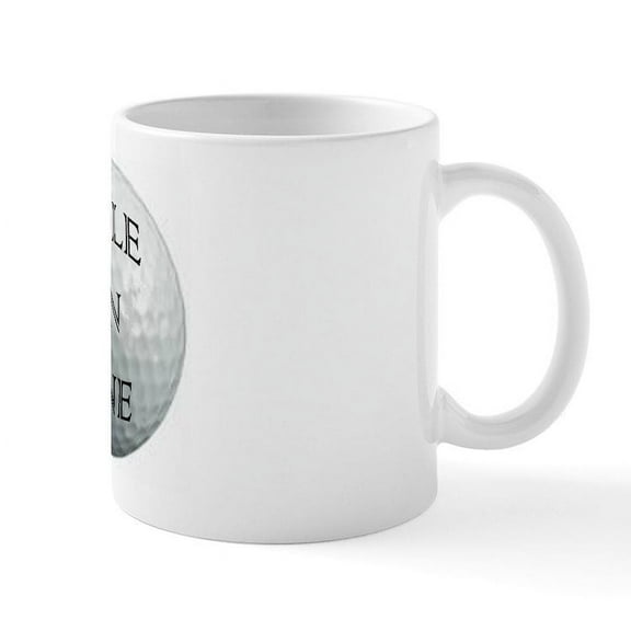 CafePress - HOLE IN ONE! Golf Mug - 11 oz Ceramic Mug - Novelty Coffee Tea Cup