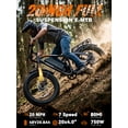 thumbnail image 7 of ESKUTE M300 Electric Bike for Adults, Full Suspension Fat Tire Mountain Ebike, 48V 20.8Ah Removable Battery, 750W Motor, Up to 20MPH, 80 Miles Electric Bicycle Black with Phonebag & Lock, UL2849, 7 of 7