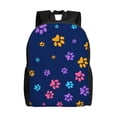 thumbnail image 1 of ZNDUO Travel Backpack, Cartoon Dog Paw Pattern Backpack for School, 16 inch Lightweight Bookbag, 1 of 8