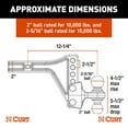 thumbnail image 2 of CURT 45935 Adjustable Multi-Purpose Mount And Shank, 2 of 9