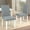 White, variant on Set of 2 Classic Style Solid Wood Upholstered Waterproof Falabella Dining Chairs, Kitchen Chairs, Armless Side Chairs, Modern Side Chairs, Espresso Color