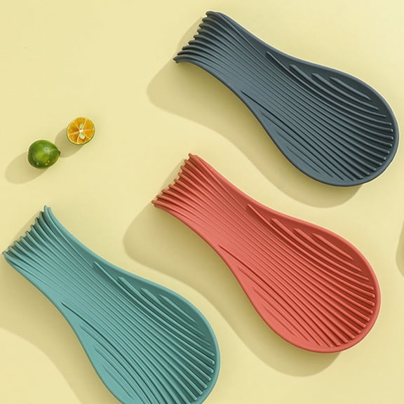HEANUJJ Silicone Spoon Rest for Kitchen Counter, Stove, and Household Use, and Easy to Clean