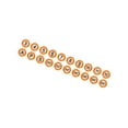 thumbnail image 3 of thinsony Golf Pole Marker Removable Sign Clip Durable for Golfer Gift Giveaways White Round Orange, 3 of 8