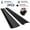 Black, variant on 2Pcs Kitchen Silicone Stove Counter Gap Cover,21" Stove Gap Filler, Heat Resistant Stove Guard Seals Spaces for Kitchen Oven Counter Side Gap, Easy to Clean, Black