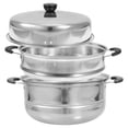 thumbnail image 2 of 1 Set Vapor Coachadora Pot de vapor Vapor Vedicita Vegetal Mariscos Care de alimentos Vaporizador de cocción, 2 of 5