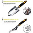 thumbnail image 4 of Kit de herramientas de jardinería de 5 piezas, juego de herramientas de jardín de aluminio con tenedor, deshierbe, garra,, 4 of 5