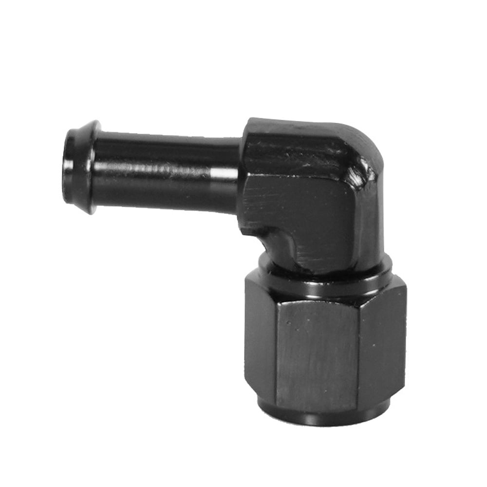 Meterk AN6 Female to 38 Barb Fitting Adapter 90 Degree Swivel Aluminum