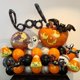thumbnail image 4 of Globos de letras de BOO negro para Halloween, suministros de decoración para fiesta de brujas para niños, interior y exterior, 4 of 4