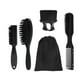 thumbnail image 1 of Juego de cepillo y peine de barbero, cepillo de pelo de limpieza profesional para barbero Paquete de bolsa, 1 of 9