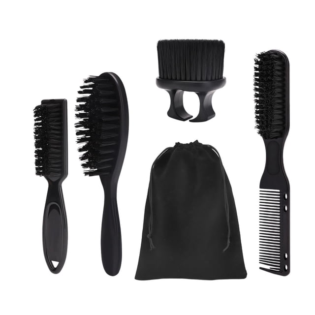Juego de Cepillos y Peines de Barbero Yinane Profesional Reutilizable Ligero