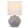 thumbnail image 2 of Hudson & Canal ML0929 Carver Concrete Mini Lamp, 2 of 6