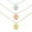 Silver, variant on Personalized Taurus Necklace for Women with Custom Name and Birth Flower and Zodiac Sign – Personalized Astrology Jewelry Gift for Her – Gold Necklace for Women, Gold Plated Jewelry