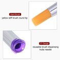 thumbnail image 3 of Unique Bargains Pointe de Distribution de Brosse 21G 4mm Pointe de Brosse Ronde 5mm Diamètre Intérieur pour Distribution de Colle, Liquide, 3 of 5