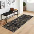 thumbnail image 2 of Haperlare Long Hallway Runner Rug 2 x 6 Vintage Kitchen Runner Rug Boho Rug Abstract Area Rug Throw Floor Carpet, Brown, 2 of 5