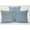 Ice Blue, variant on Crazy for Daisies Pillowcase / Pillow Cover by Penny's Needful Things (18 x 18) (Lilac)