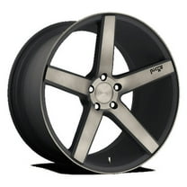 Niche M134 Milan 19X8.5 5X114.3 35Et 66.56Cb Matte Black Machined With Double Dark Tint Wheel