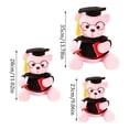 thumbnail image 2 of Graduation Teddy Bear Plush - Stuffed Plush Animal, Keepsake Gifts for Graduates, Birthday Decor, 2 of 3