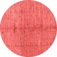 thumbnail image 1 of Ahgly Company Indoor Round Oriental Red Modern Area Rugs, 7' Round, 1 of 4