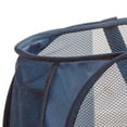 thumbnail image 4 of Washranp Foldable Mesh Laundry Basket with Side Pocket,Large Capacity Thickened 2-Compartments Lightweight Dirty Clothes Hamper for Laundry Bathroom Travel, 4 of 4
