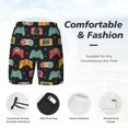 thumbnail image 5 of Balery Retro Video Game Mens Swim Trunks Swim Shorts for Men Quick Dry Inseam Beach Shorts with Compression Liner Pocket-, 5 of 9