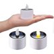 thumbnail image 4 of 6 Solar Powered Flickering Candles Flameless Led Tea Light Candle Perfect For Christmas, Valentine's Day Decoration, 4 of 5