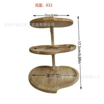 LEXSOMEO Cupcake Stand 3 Tier Serving Trays Dessert Display Cute Heart Shaped Trays For Catering Supplies Seasonal Fall Decor Housewarming Birthday Wedding Party