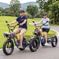 thumbnail image 4 of Gocio 20" x 4.0 Fat Tire Electric Tricycle for Adults,750W E-Trike With 48V/18AH Large-Capacity Battery UL2849 Certified,Max 15.5Mph 7-Speed Folding Electric Tricycle With Basket, 4 of 13