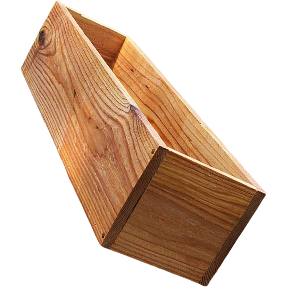 OFFIGAM Rustic Wooden Planter Box Rectangular Flower Bed Pot for and Garden Outdoor Decor