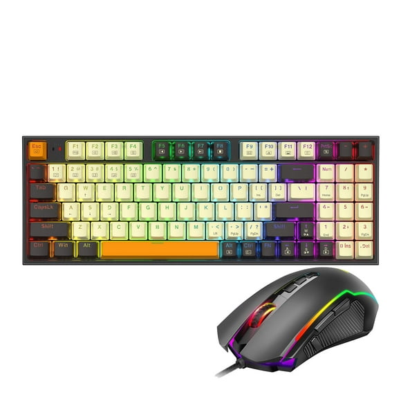 Redragon K636CLO Mechanical Gaming Keyboard and M910-K Gaming Mouse