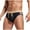 G_ Black, variant on UTSJKR Men Push-Up Pad Swimming Briefs Padded Stripes Sexy Swimwear Sunbath Surf Beach Shorts Color Block Swimsuit Bikini Shorts with Adjustable Drawstring Black S