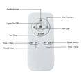 thumbnail image 5 of 18 Inch Caged Semi Flush Mount Indoor Ceiling Fan with Light and Remote Control , Crystal 4-Light 3 Blades Chandelier Fan Ceiling Light Fixture Black, 5 of 8