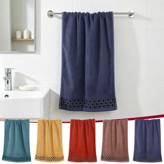 Yeciiwht Towels Soft Absorbent Face Towel, Lint Free Quick Drying Bath Towel Hand Towels for Bathroom Daily Cleansing 29*13in