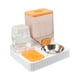 thumbnail image 4 of Dispensador automático de comida y agua para gatos Almacenamiento de comida para mascotas Dispensador de agua para mascotas Naranja con Tazón, 4 of 9