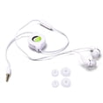 thumbnail image 3 of Premium Sound Retractable Headset Hands-free Earphones Mic Earbuds Headphones Wired [3.5mm] White Compatible With iPad 9.7 O1A, 3 of 6