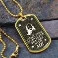 thumbnail image 2 of Christian Dog Tag, Faith Dog tag Necklace , Bible Verse Dog tag Necklace, Scripture Dog Tag - Graphic Military Dog Tag Necklace (Optional Personalized Engraving), 2 of 5