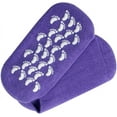 thumbnail image 1 of Comfort Gel Socks for Men and Women - Soft Spa Silicone Gel Infused Moisturizing Socks (Purple (1 Pair)), 1 of 5