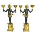 thumbnail image 3 of Design Toscano French Neoclassical Cherub Candlesticks, 3 of 5