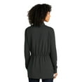 thumbnail image 2 of Port Authority Ladies Microterry Cardigan LK825 - XXL Charcoal, 2 of 3