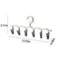 thumbnail image 3 of PPgejGEK Plastic Hangers, Non-slip-thin Hangers, Clip Hangers, Heavy Thin Plastic Hangers, Suitable for Hanging Women's/men's Clothes up to 45% off, 3 of 5