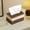 Brown, variant on NWOKYZGH Rattan Tissue Box Cover Natural Woven Facial Napkin Holder Rectangular