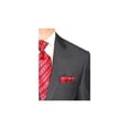 thumbnail image 2 of GIORGIO NAPOLI Mens Suit Two Button Jacket Flat Front Pants 2 Piece Tux, 2 of 2